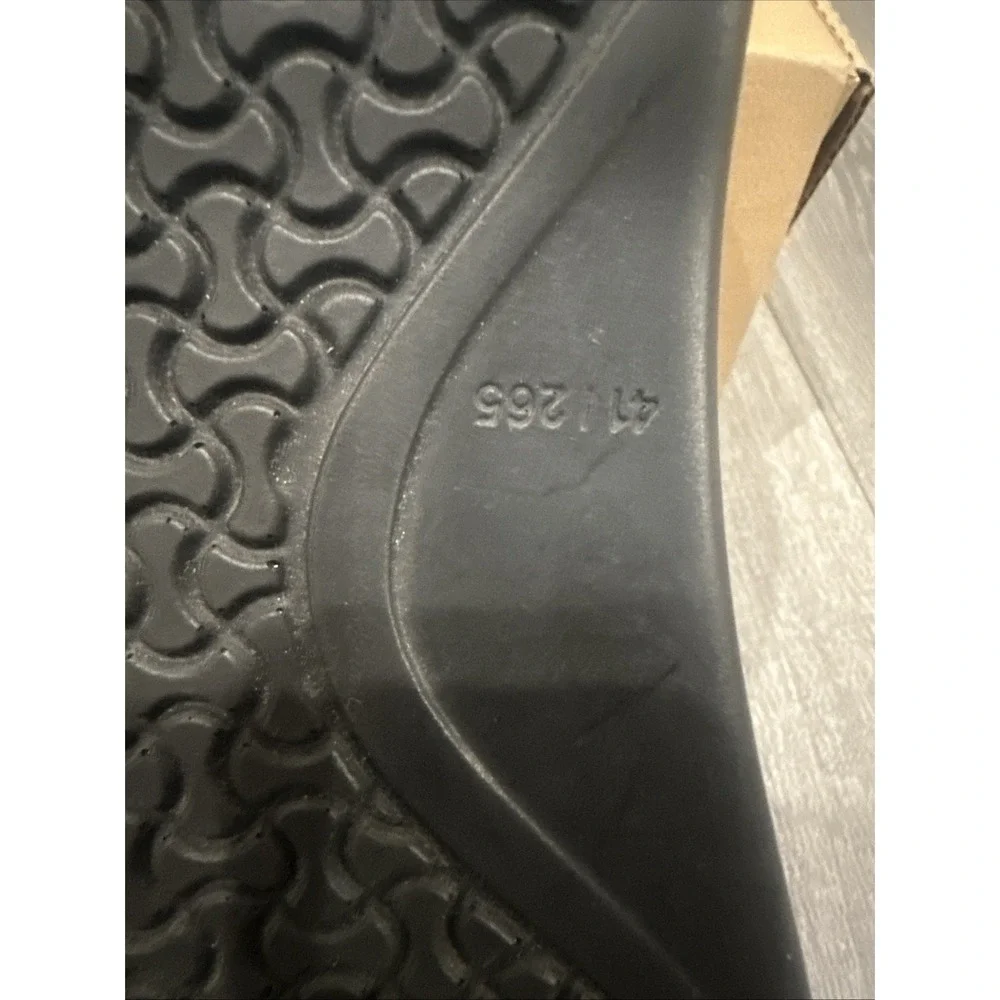 Barefoot Oxford Birkenstock Footbed EU 41 L10M8 Regular Fit Black Derby Vintage
